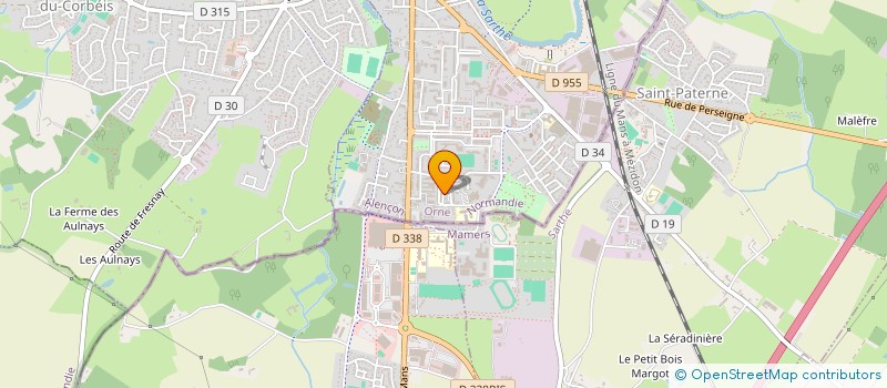 localisation de l'entreprise SARL NORMAND CLOISONS à ALENCON