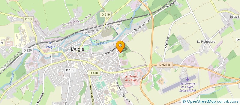 localisation de l'entreprise SARL NORMANDIE BOIS FUSION à L'AIGLE