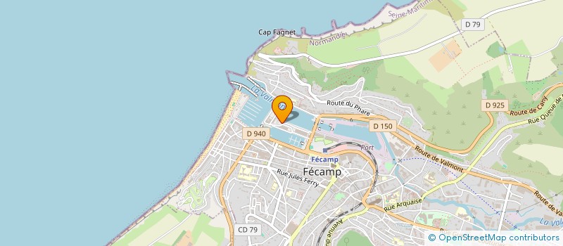 localisation de l'entreprise SARL NORMANDIE MER  FECAMP