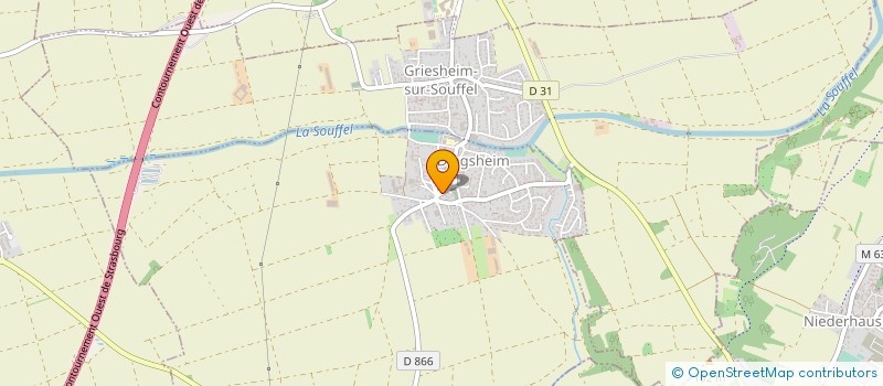 localisation de l'entreprise SARL NORTH ALFRED à PFULGRIESHEIM