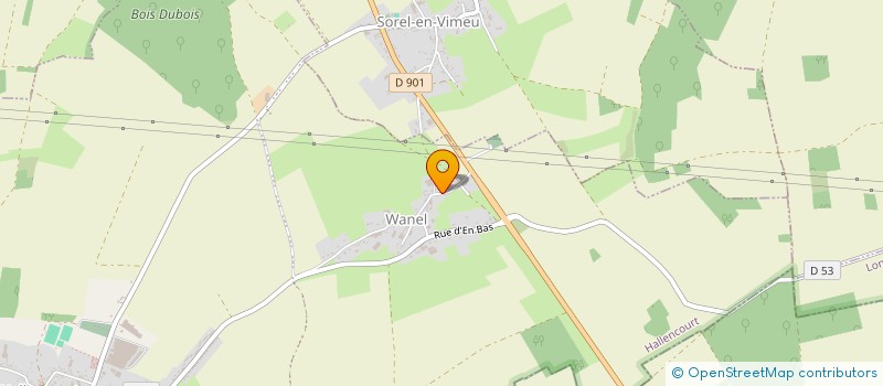 localisation de l'entreprise SARL NORUMUS à HALLENCOURT