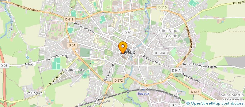 localisation de l'entreprise SARL NOTRE DAME  BAYEUX