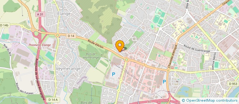 localisation de l'entreprise SARL NOTRE DAME à THIONVILLE