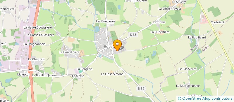 localisation de l'entreprise SARL NOTRE DAME DES LANDES  PUCEUL
