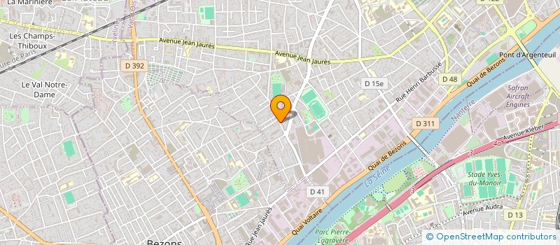 localisation de l'entreprise SARL NOUAILLE  ARGENTEUIL