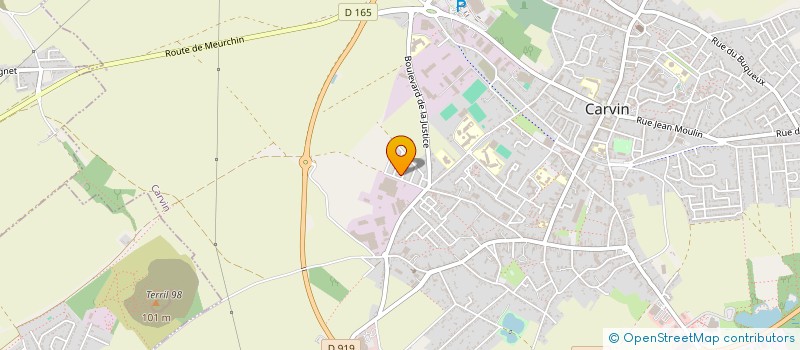 localisation de l'entreprise SARL NOUR  CARVIN