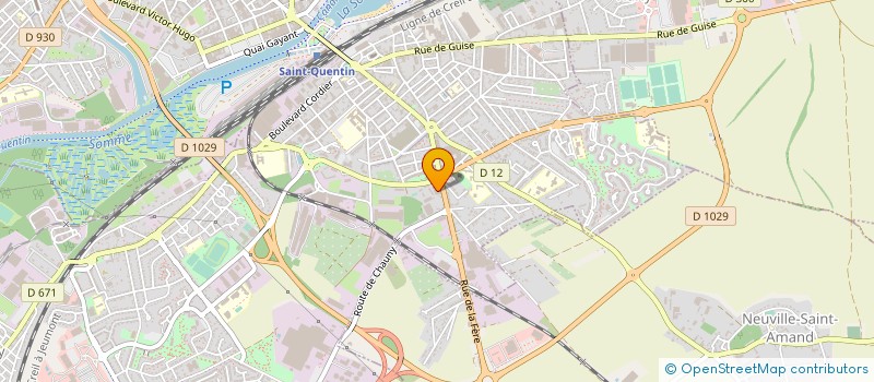 localisation de l'entreprise SARL NOURDIN PASCAL à SAINT-QUENTIN