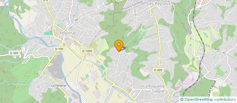 localisation de l'entreprise SARL NOUS à LA ROQUETTE-SUR-SIAGNE