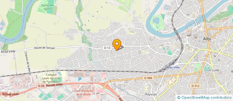 localisation de l'entreprise SARL NOUV MOLINIER DINTILHAC à ALBI