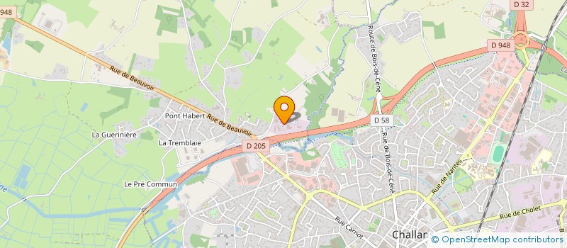localisation de l'entreprise SARL NOUVEAU GARAGE BRUNO à SALLERTAINE