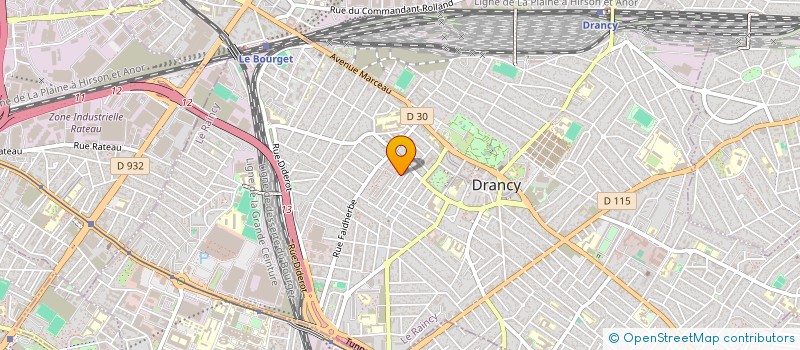 localisation de l'entreprise SARL NOUVEAU TP à DRANCY