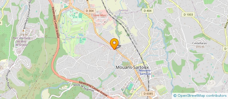 localisation de l'entreprise SARL NOUVEL AIR ENR  MOUANS-SARTOUX