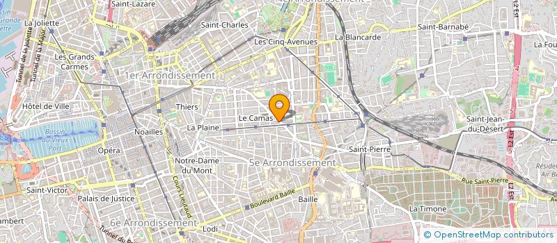 localisation de l'entreprise SARL NOUVELLE AMBULANCES DU ROUET à MARSEILLE
