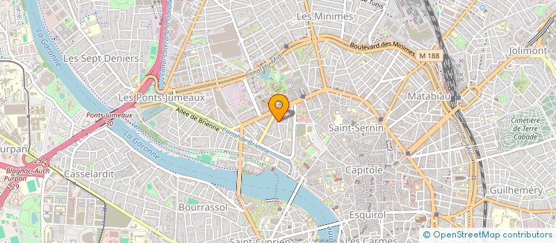 localisation de l'entreprise SARL NOUVELLE APPROCHE FONCIERE NAF  TOULOUSE