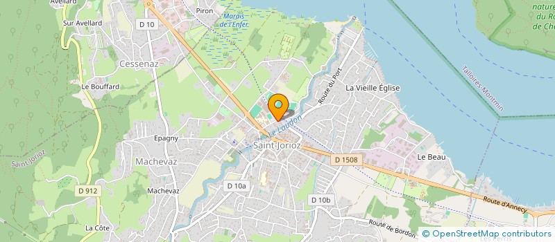 localisation de l'entreprise SARL NOUVELLE AUBERGE DES TERRASSES  SAINT-JORIOZ