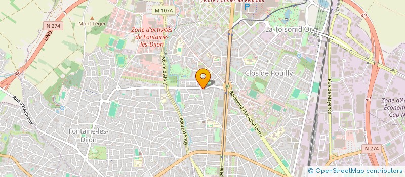 localisation de l'entreprise SARL NOUVELLE ETAPE  DIJON
