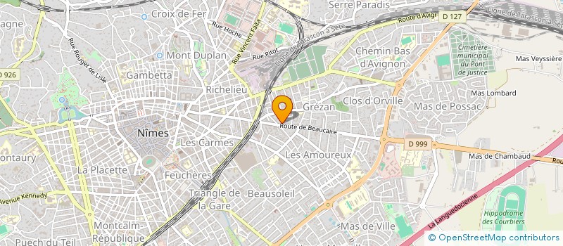 localisation de l'entreprise SARL NOUVELLE I.T.S.  NIMES