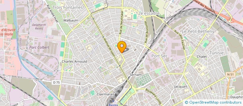 localisation de l'entreprise SARL NOUVELLE LIBRINFO à REIMS