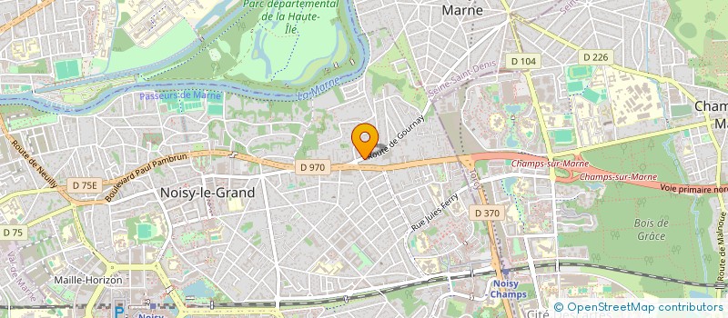 localisation de l'entreprise SARL NOVA CONSEIL  NOISY-LE-GRAND