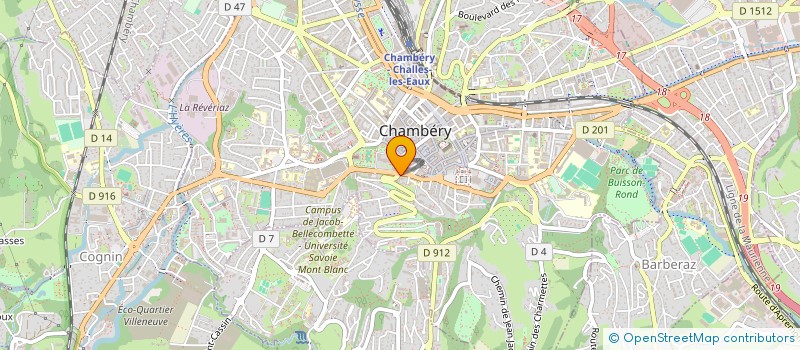 localisation de l'entreprise SARL NOVA CUISINES à CHAMBERY