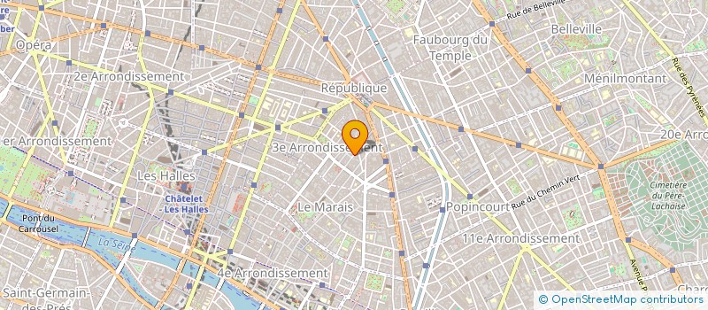 localisation de l'entreprise SARL NOVAK à PARIS