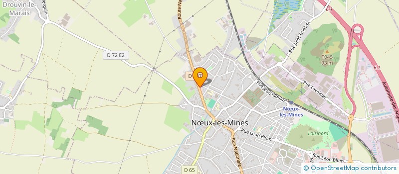 localisation de l'entreprise SARL NOVAPOSE 62 à NŒUX-LES-MINES