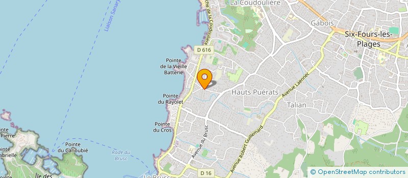 localisation de l'entreprise SARL NOVAS à SIX-FOURS-LES-PLAGES