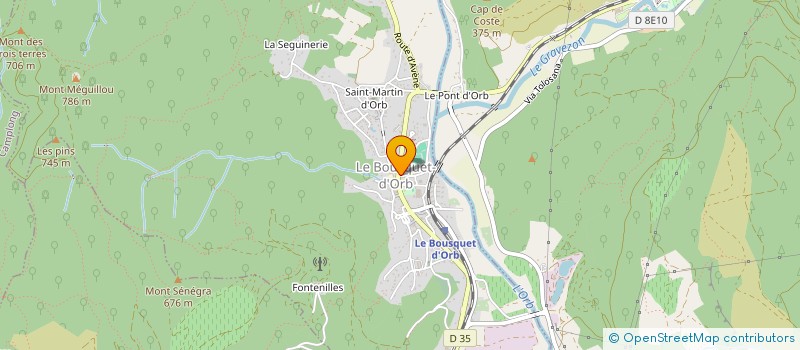 localisation de l'entreprise SARL NOVELEC à LE BOUSQUET-D'ORB