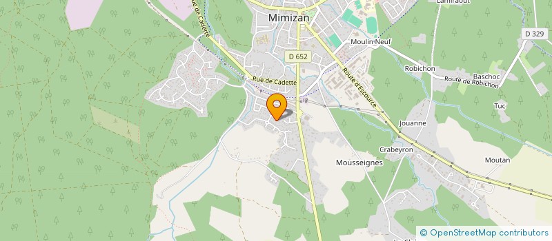 localisation de l'entreprise SARL NOX  SAINTE-EULALIE-EN-BORN