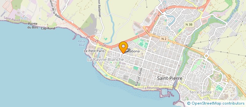 localisation de l'entreprise SARL NS 500 à SAINT-PIERRE