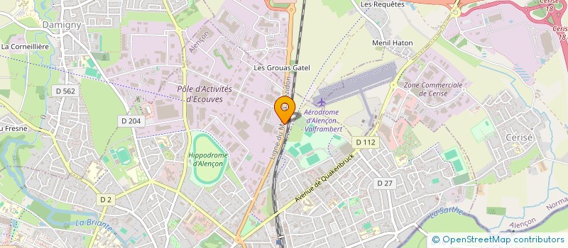 localisation de l'entreprise SARL NT à ALENCON