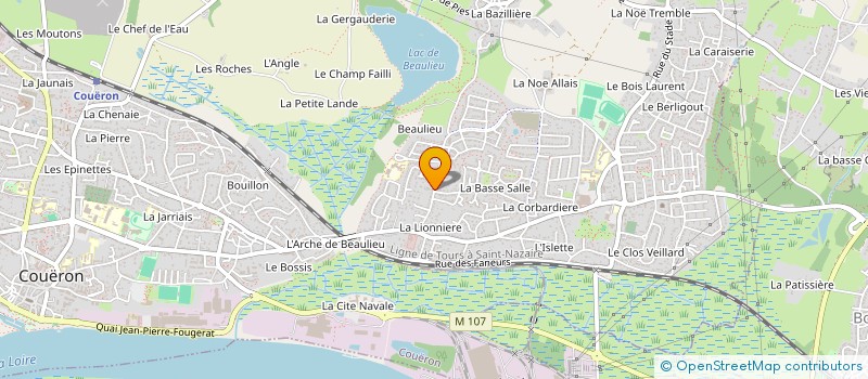 localisation de l'entreprise SARL NTE à COUERON