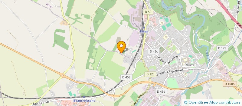 localisation de l'entreprise SARL NUANCES DECORS  RIVES