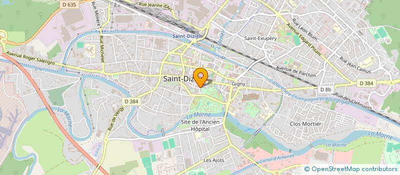 localisation de l'entreprise SARL NUCLE-ART à SAINT-DIZIER