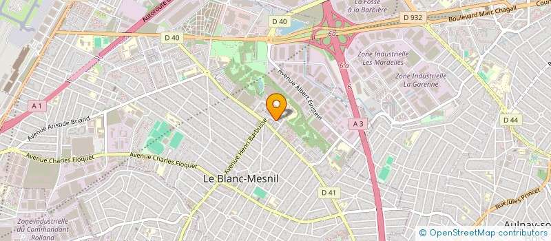 localisation de l'entreprise SARL NUDEM à LE BLANC-MESNIL