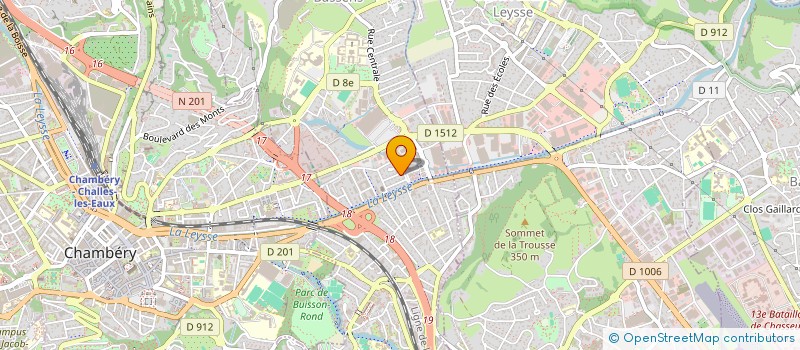 localisation de l'entreprise SARL NUNC ARCHITECTES POLE SAVOIE  BASSENS