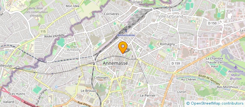localisation de l'entreprise SARL NUR'DAN à ANNEMASSE