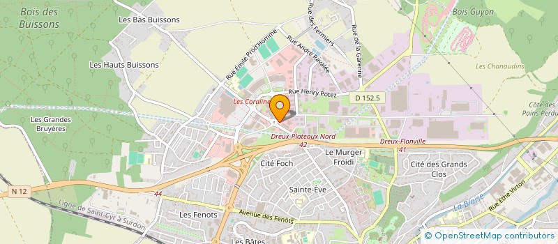 localisation de l'entreprise SARL NVS à DREUX