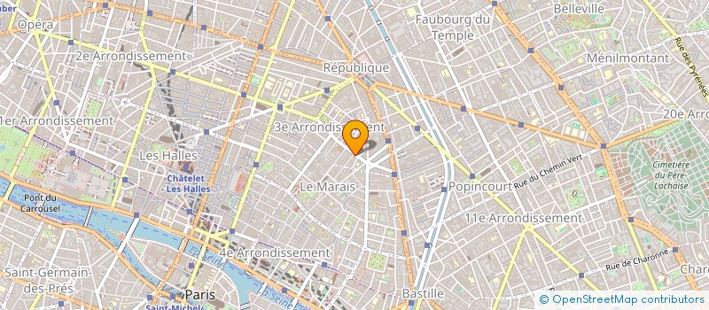 localisation de l'entreprise SARL NYMPHEA  PARIS