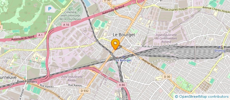 localisation de l'entreprise SARL NYNA-BAT à LE BOURGET