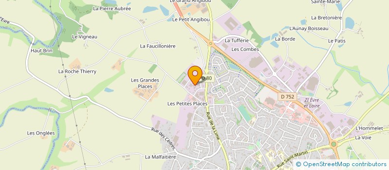 localisation de l'entreprise SARL O BIEN ETRE à BEAUPREAU-EN-MAUGES