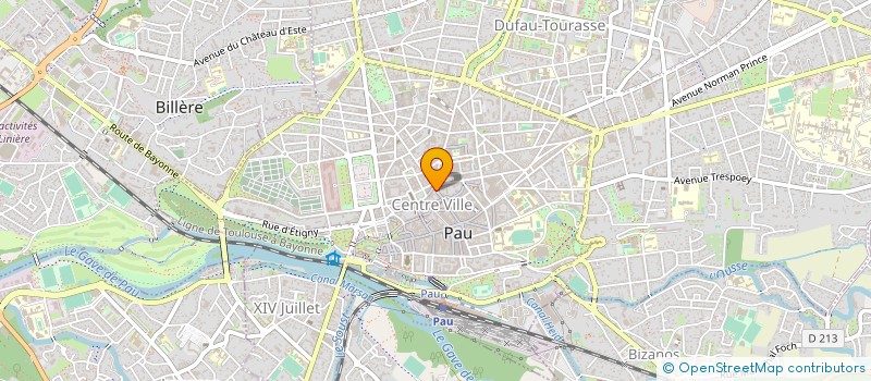localisation de l'entreprise SARL O'CARA à PAU