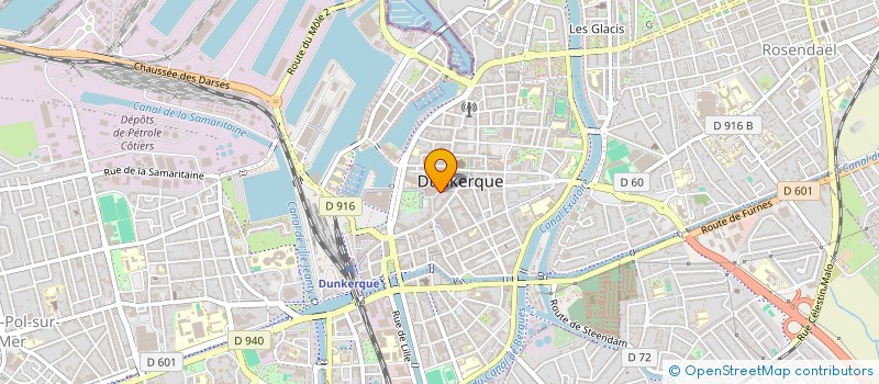 localisation de l'entreprise SARL O'CISEAUX DES FILLES à DUNKERQUE
