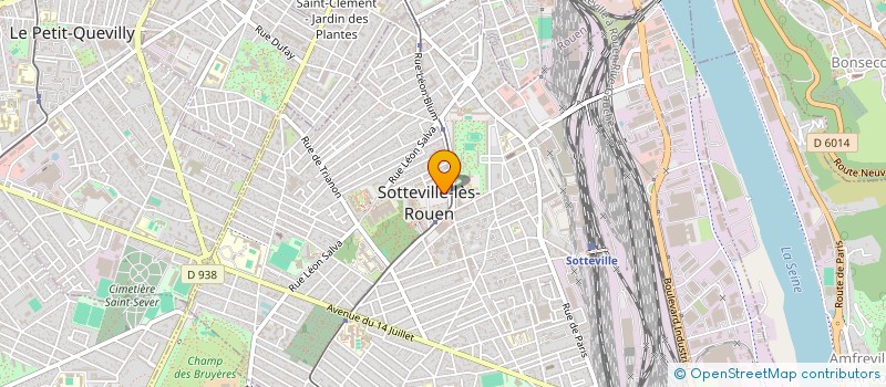 localisation de l'entreprise SARL O'DELICES  SOTTEVILLE-LES-ROUEN