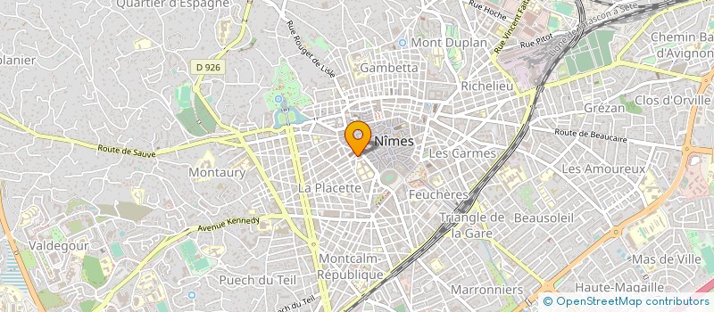 localisation de l'entreprise SARL O GATO  NIMES