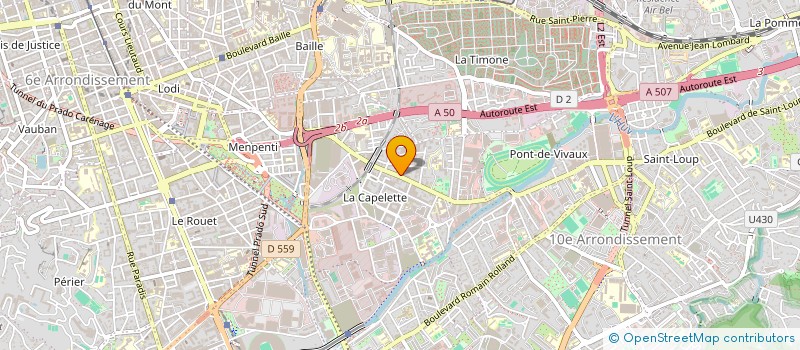 localisation de l'entreprise SARL O MAITRE à MARSEILLE