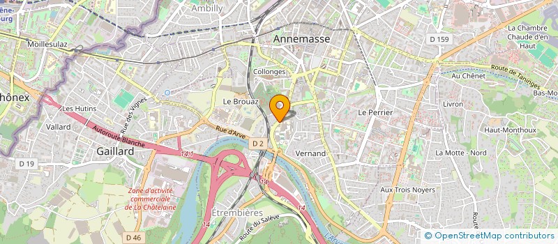 localisation de l'entreprise SARL O . P . CONSEILS à ANNEMASSE