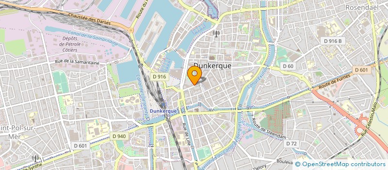 localisation de l'entreprise SARL O P' TIT GOURMET à DUNKERQUE