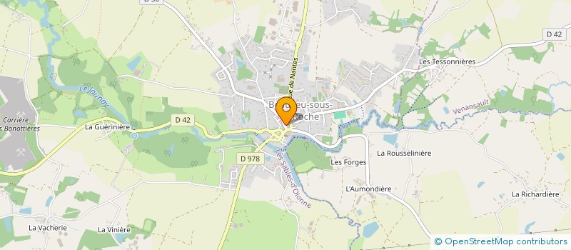 localisation de l'entreprise SARL O P'TITS DELICES  BEAULIEU-SOUS-LA-ROCHE