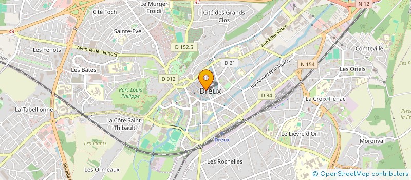 localisation de l'entreprise SARL O P'TITS FRUITS D'ANNE à DREUX
